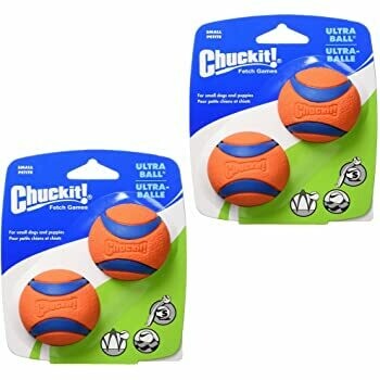 Petmate Canine Hardware ChuckIt Ultra Rubber Balls Small 2 Pck