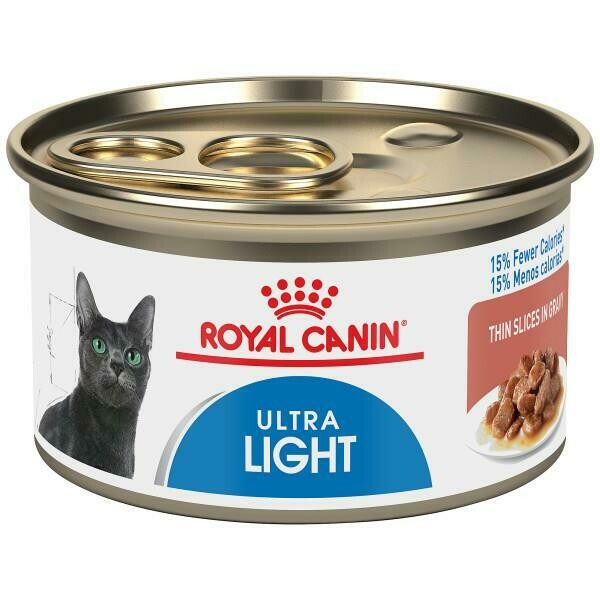Royal Canin Feline Care Nutrition Ultra Light Thin Slices In Gravy Cat 3 oz