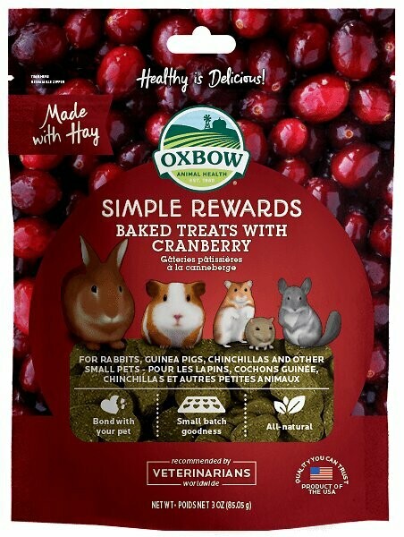 Oxbow Simple Reward Cranberry 3Oz