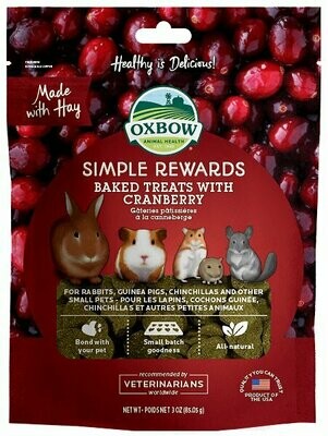Oxbow Simple Reward Cranberry 3Oz