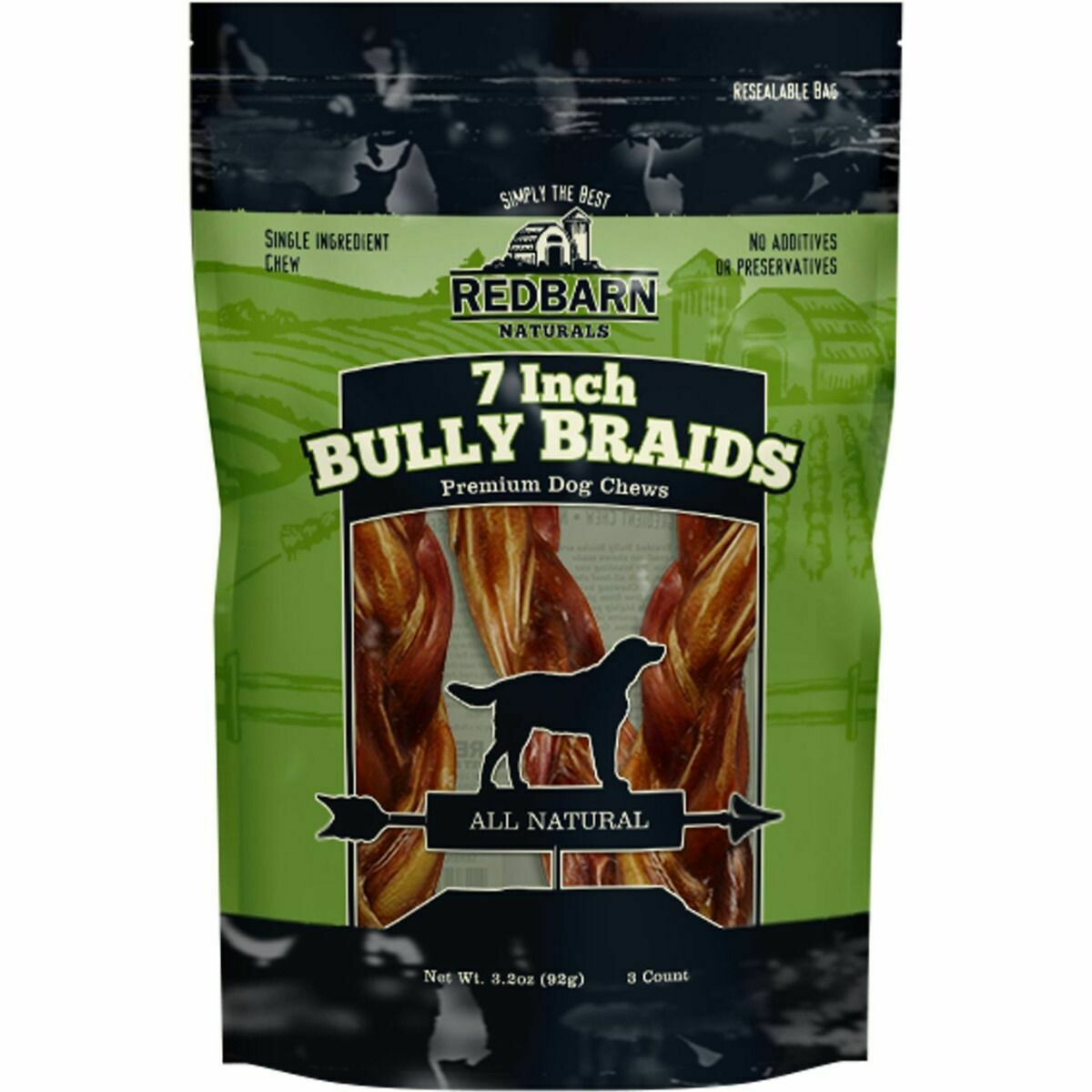 Red Barn Braid Bully 7"