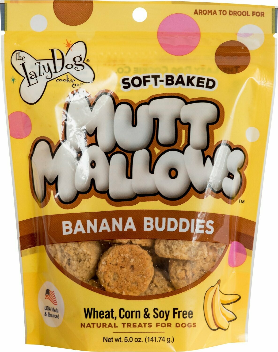Lazy dog Mutt Mallow Banana