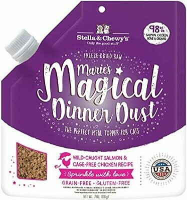 Stella and Chewy's Cat Freeze Dried Marie's Magical Dinner Dust CHICKEN 7 ounces