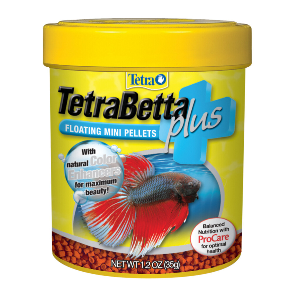 Tetra Betta Plus Mini Pellets 1.2 oz