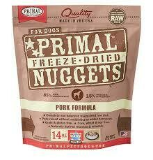 Primal Dog Freeze-Dried Nugget Pork 14Oz