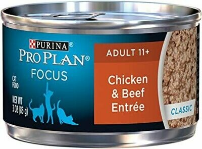 Purina Pro Plan Classic Grain Free Beef and Chicken Pate Cat 3 oz