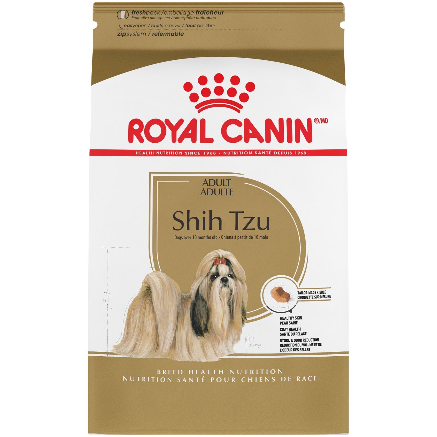 Royal Canin Breed Health Nutrition Shih Tzu Adult Dry Dog Food 10 lb