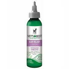 Vet's Best Ear Relief Wash for Dogs, 4-oz bottle