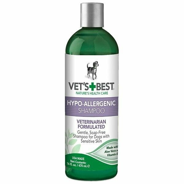 Vet&#39;s Best Hypo-Allergenic Shampoo for Dogs, 16-oz bottle