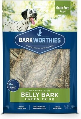Barkworthies Green Tripe Belly Bark  7oz