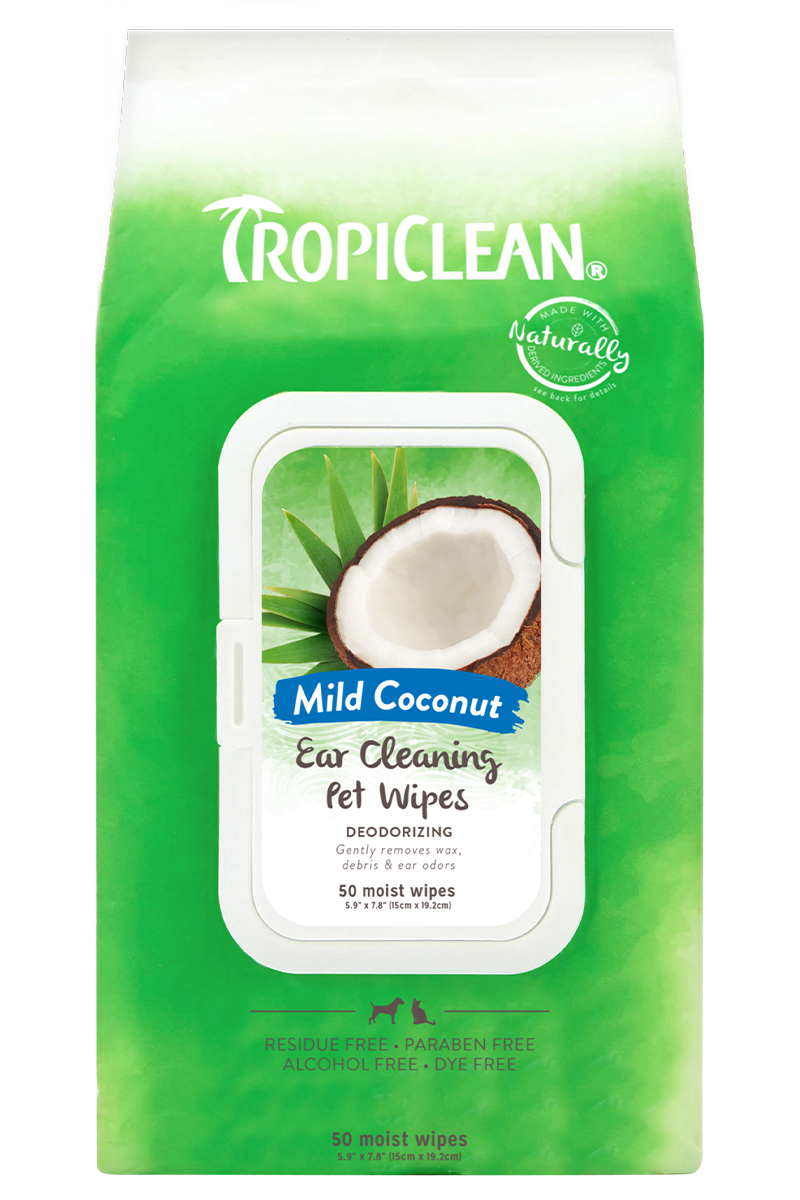 Tropiclean Ear Cleaning Wipes 50 ct