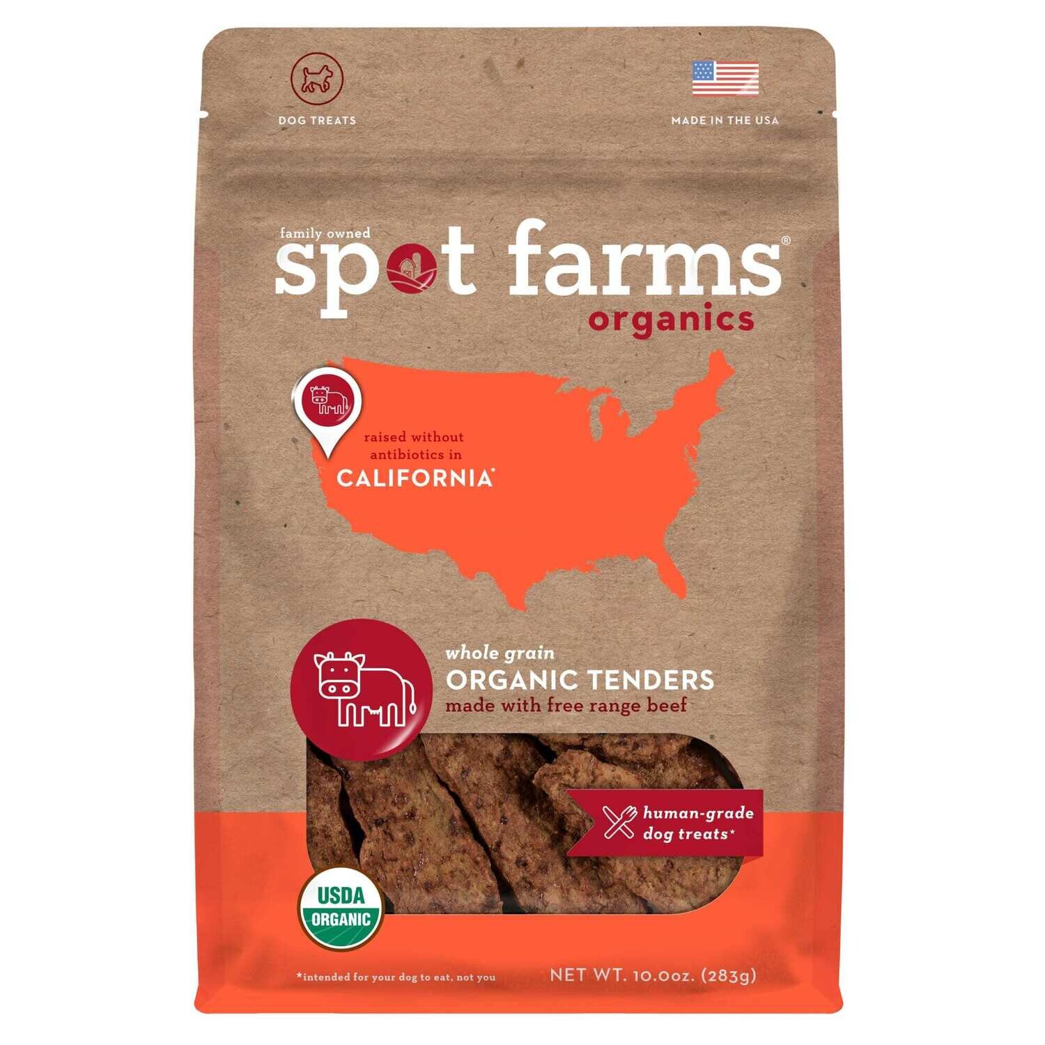 Spot Farms Organic Beef Jerky Dog Treats, 10 oz.