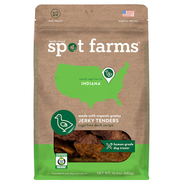 Spot Farms Organic Duck Jerky Dog Treats, 10 oz.