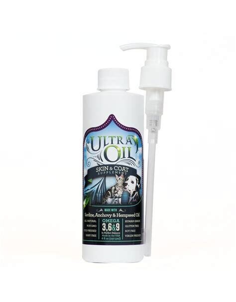 Ultra Oil Skin &amp; Coat 8oz Sardine Anchovy Hempseed
