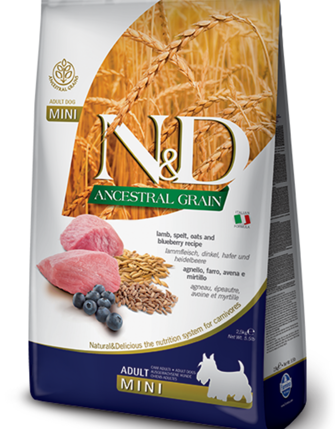 Farmina Dog Prime Lamb Blueberry Mini Adult  5.5 Lbs