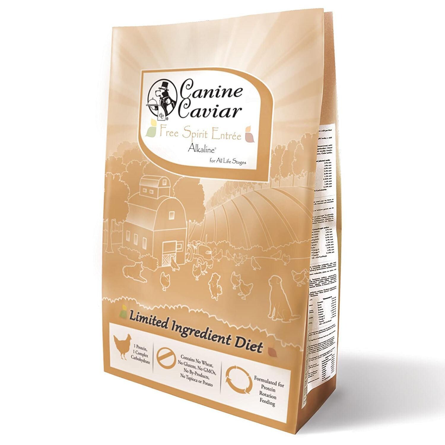 Canine Caviar Limited Ingredient Alkaline Holistic Dog Food