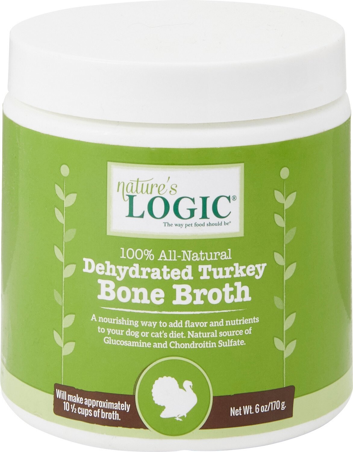 Nature's Logic Dehydrated Turkey Bone Broth 6oz