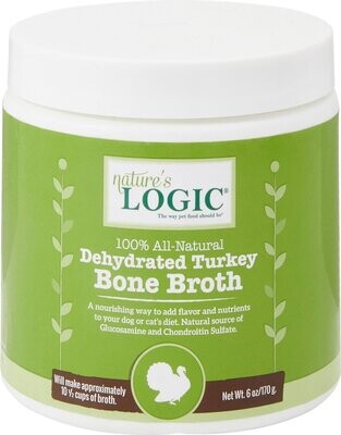 Nature&#39;s Logic Dehydrated Turkey Bone Broth 6oz