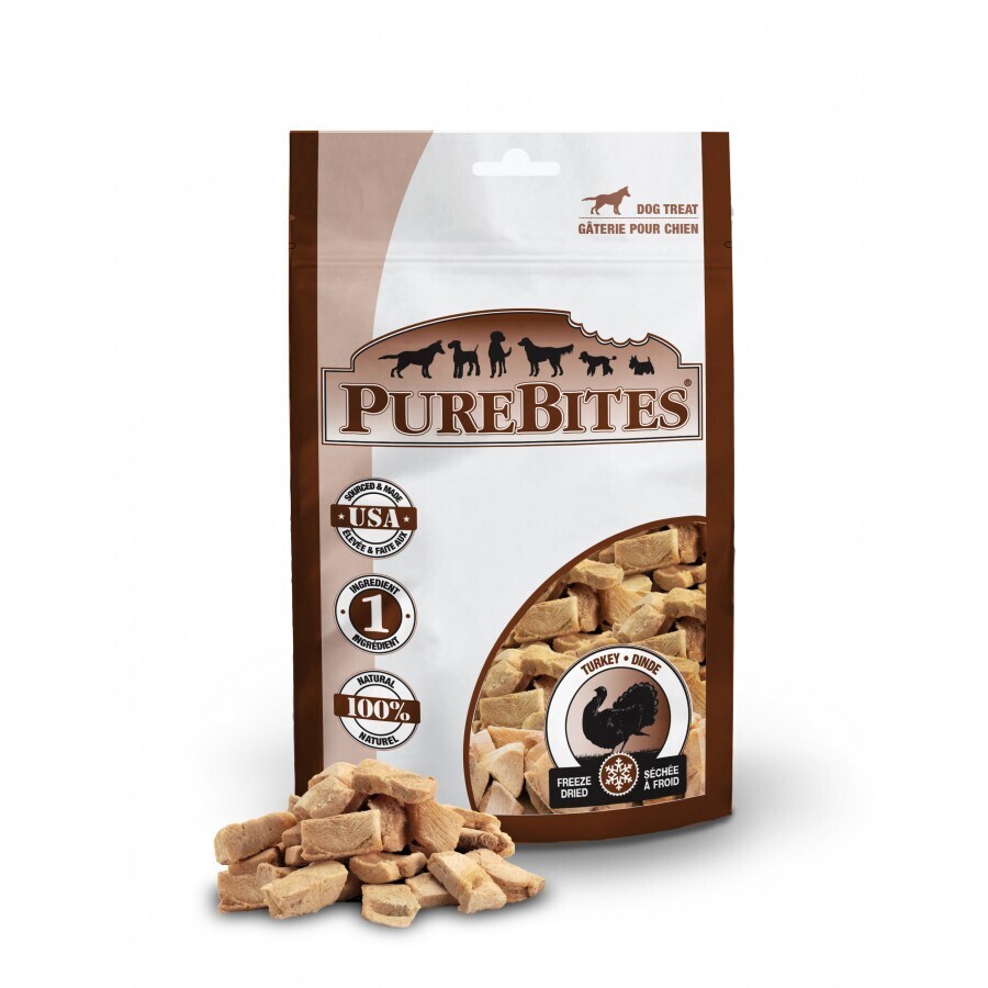 PureBites Turkey Freeze  Dried RAW Cat Treats, Entry Size