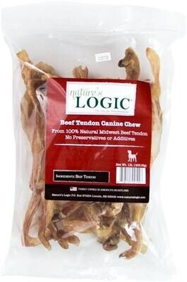 Nature's Logic Beef Tendon Canine Chew, 1-lb bag