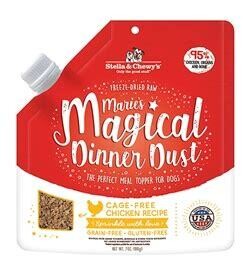 Stella and Chewy&#39;s Dog Freeze Dried Marie&#39;s Magical Dinner Dust Chicken 7 ounces 7OZ