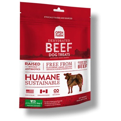 Open Farm Dehydrated Beef Grain-Free Dog Treats, 4.5 oz