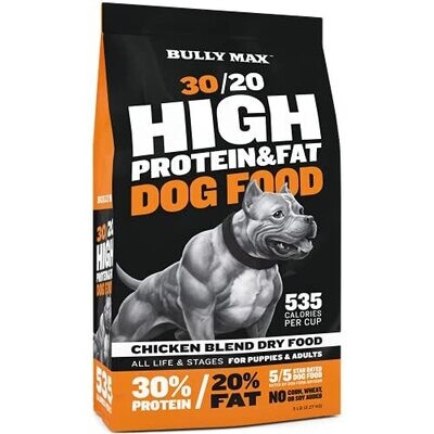 Bully Max 30/20  Dog Food 15 Pounds High Performance