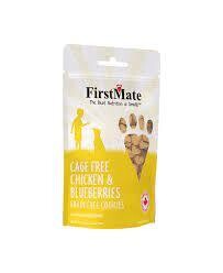 FirstMate Cage Free Chicken & Blueberries Dog Treats 8 oz