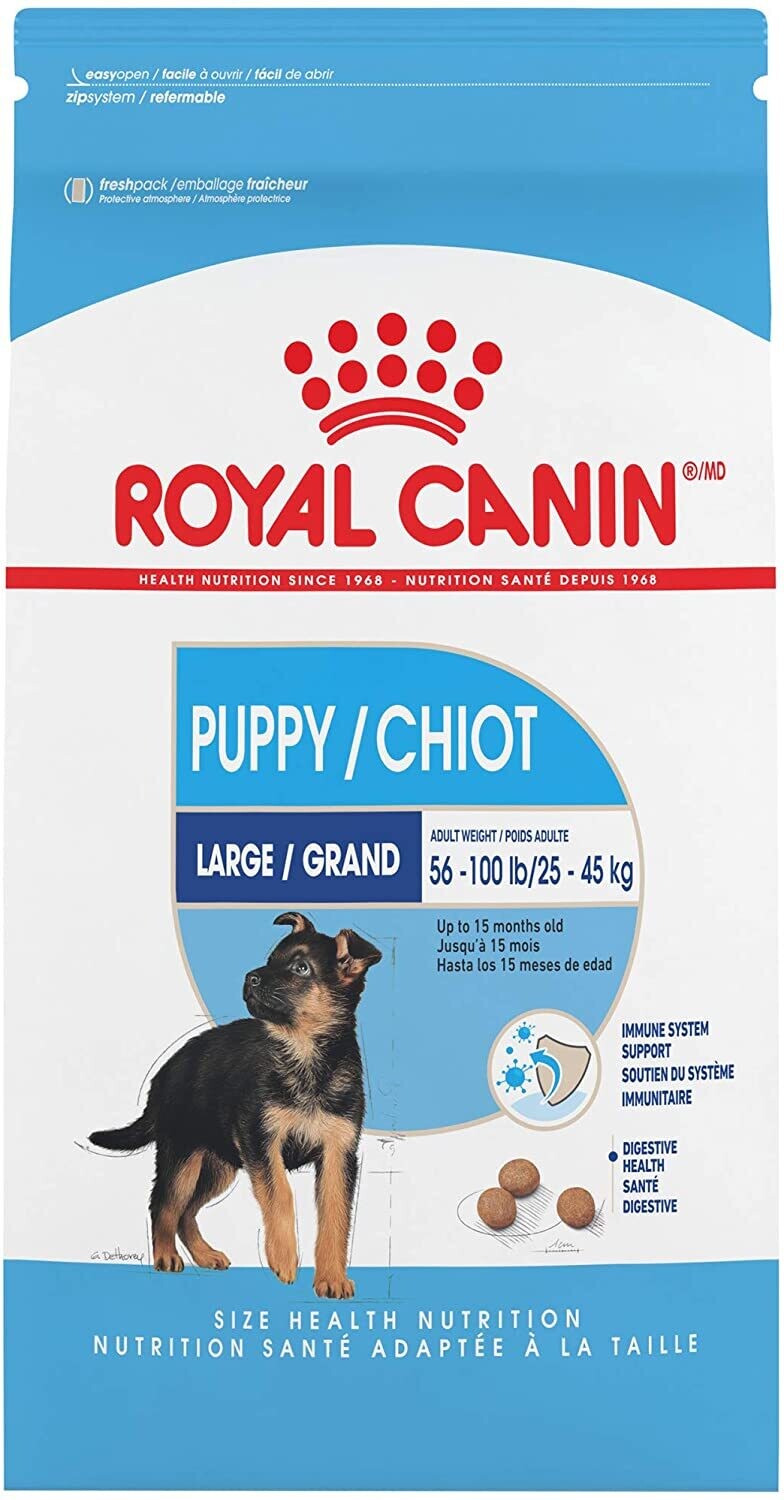 Royal Canin Size Health Nutrition Large Puppy Dry Dog Food 35 lb