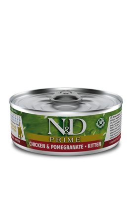 Farmina N&D Prime Chicken/Pomegranate Recipe Kitten Food 2.8 oz