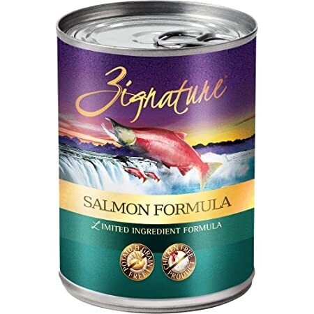 Zignature Dog Salmon Case 12/13 oz