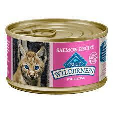 Blue Buffalo Wilderness Salmon Recipe Kitten Food 3 oz