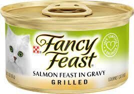 Fancy Feast Grilled Salmon Cat Canned Food 3 oz