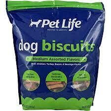 Pet Life Dog Biscuits Medium 4 lb