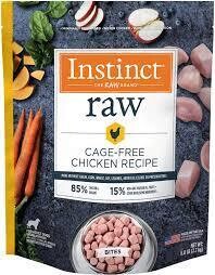 Nature's Variety Instinct 85/15 Raw Cage Free Chicken Recipe for Dogs Bites 6 Pounds