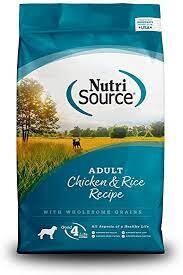 NutriSource Adult Chicken &amp; Rice Dog Food