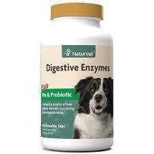 NaturVet Dog Digestive Enzymes 60 ct
