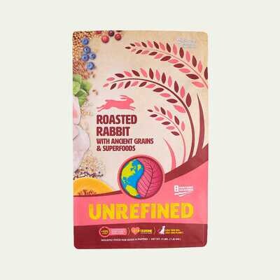 Holistic Unrefined Dog Food Roasted Rabbit 4 lb