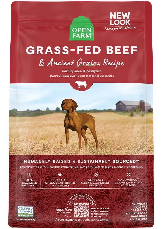 Open Farm Dog Grass Fed Beef &amp; Ancient Grains