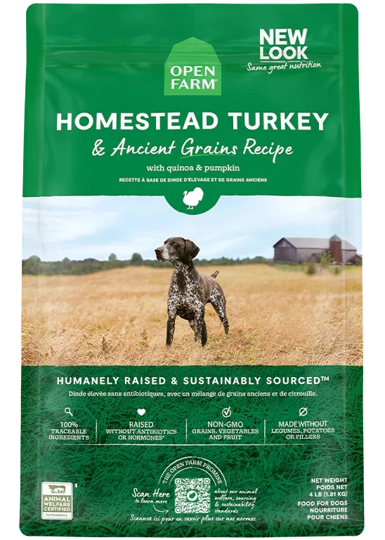 Open Farm Dog Homestead Turkey &amp; Ancient Grains