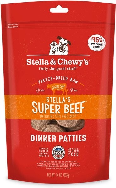 Stella &amp; Chewy&#39;s Dog Frozen Beef Dinner Patties