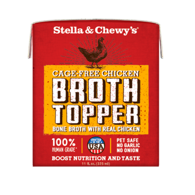 Stella &amp; Chewy&#39;s Dog Broth Topper Chicken 11 oz