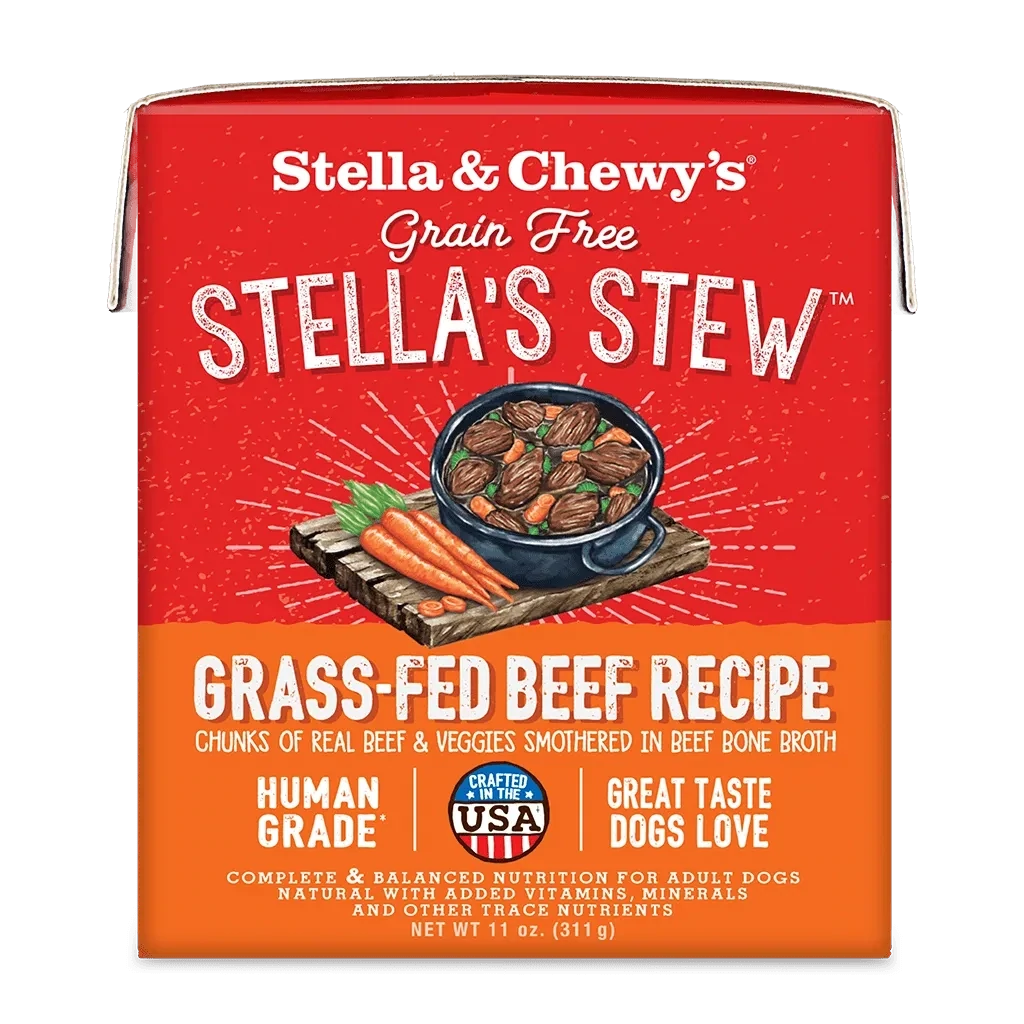 Stella &amp; Chewy's Dog Stew Grassfed Beef 11 oz - 12pck