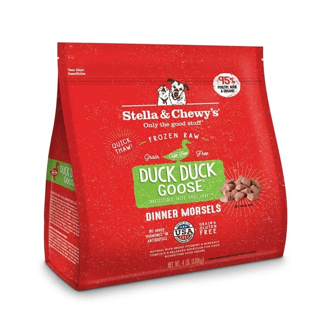Stella &amp; Chewy&#39;s Dog Frozen Dinner Morsels Duck 4lb