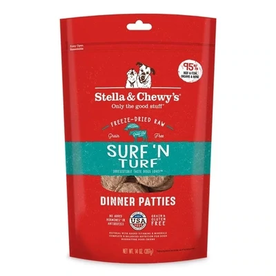 Stella &amp; Chewy&#39;s FD Surf N&#39; Turf Dinner Patties