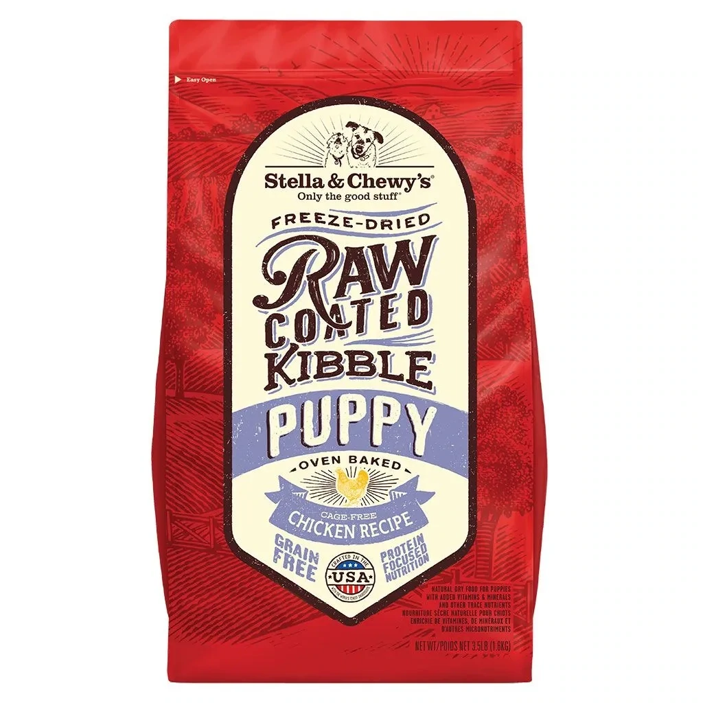 Stella &amp; Chewy&#39;s Raw Coated Kibble Puppy Chicken