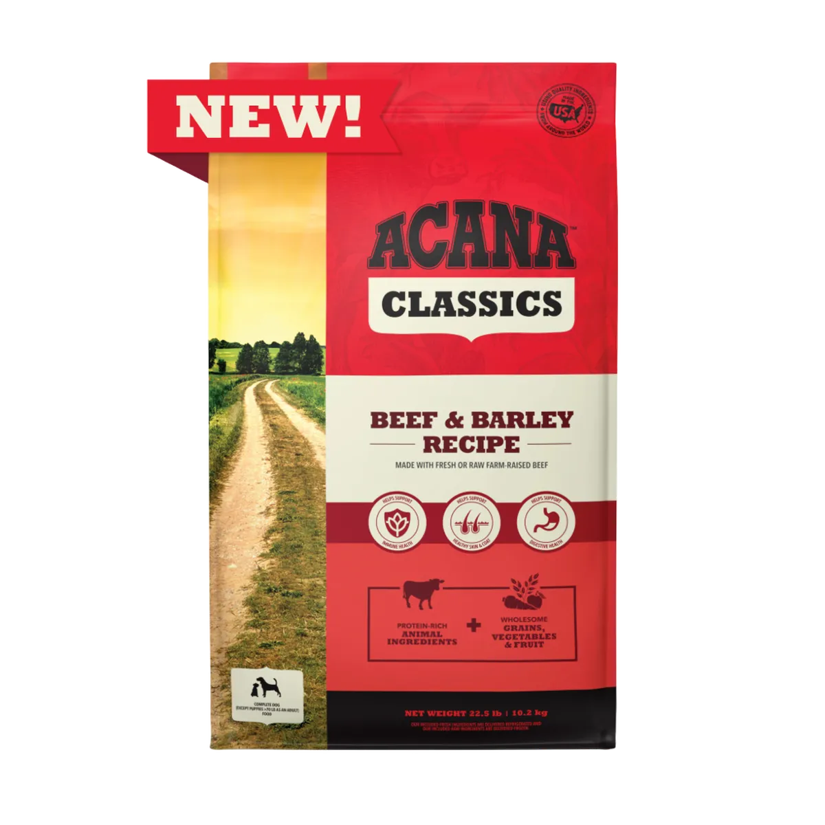 Acana Classics Dog Beef &amp; Barley Recipe