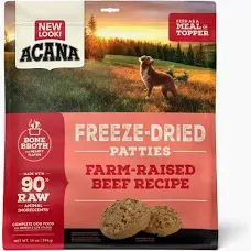 Acana Freeze-Dried Dog Beef Patties 14 oz