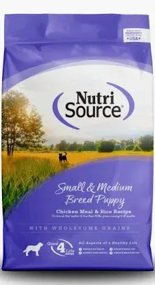 NutriSource Chicken &amp; Rice Small/Medium Puppy