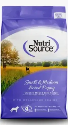 NutriSource Chicken &amp; Rice Small/Medium Puppy